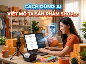 Cách Dùng AI Viết Mô Tả Sản Phấm Shopee Chuẩn SEO Lên Top 1 (Đột Phá 2027) Cách Dùng AI Viết Mô Tả Sản Phấm Shopee Chuẩn SEO Lên Top 1 (Đột Phá 2027)