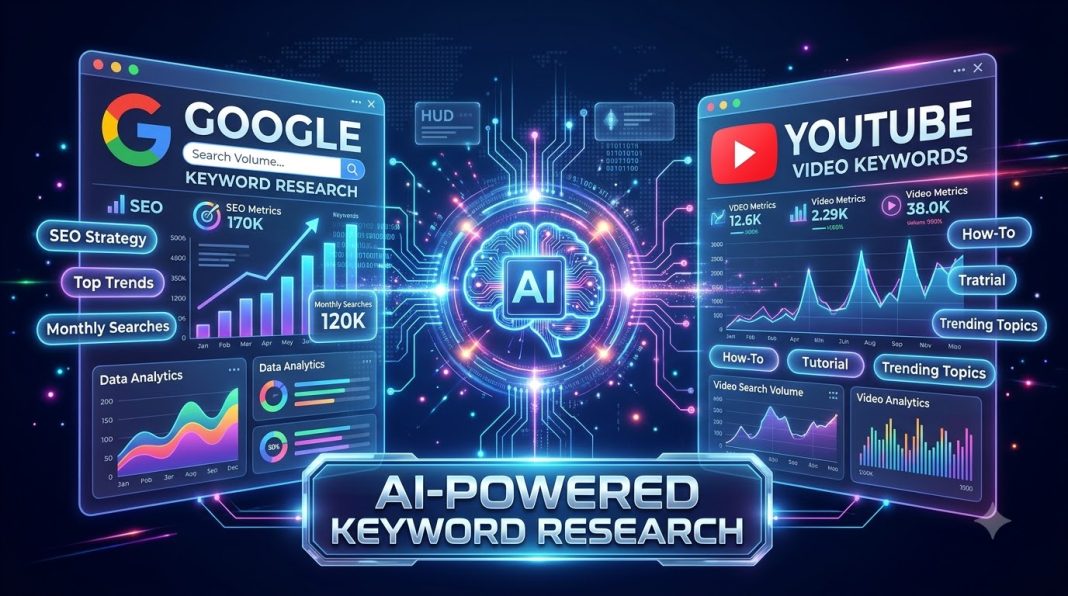 Cách Kết Hợp Công Cụ Nghiên Cứu Từ Khóa Của Google Và YouTube Bằng AI: Chiến Lược Thống Lĩnh Đa Kênh 2027