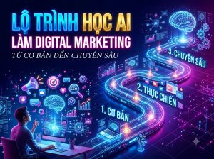 Lộ Trình Học AI Làm Digital Marketing Từ Cơ Bản Đến Chuyên Sâu (Bứt Phá 2027) Lộ Trình Học AI Làm Digital Marketing Từ Cơ Bản Đến Chuyên Sâu (Bứt Phá 2027)